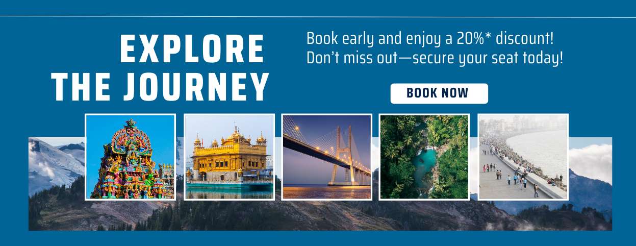 Explore the journey from chicago to india